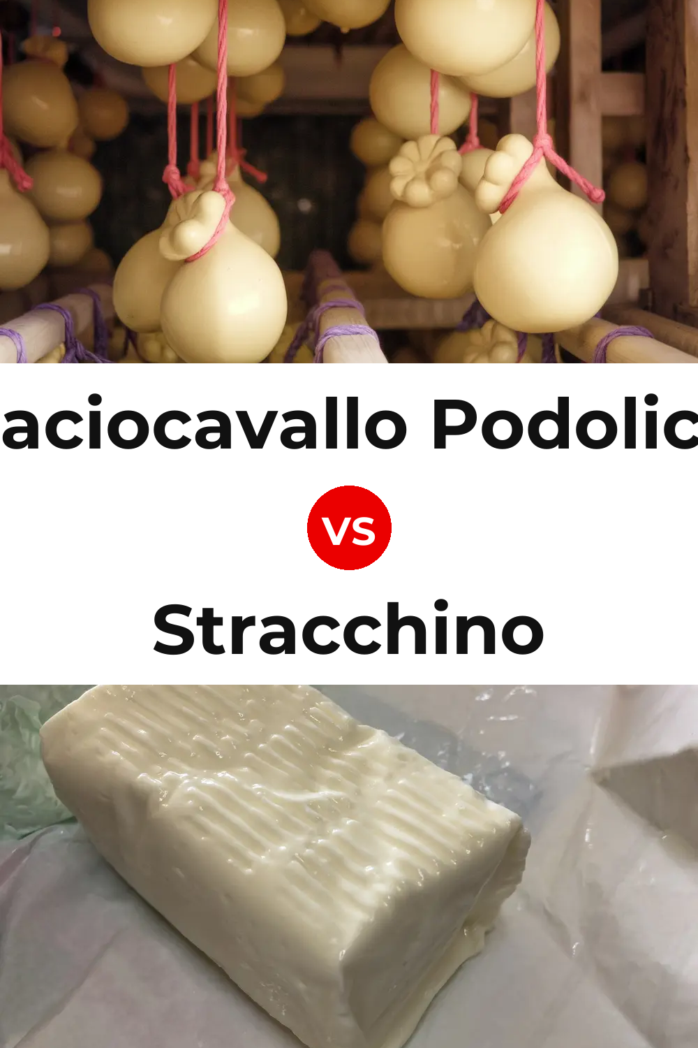 Caciocavallo Podolico Cheese vs Stracchino Cheese Pinterest comparison
