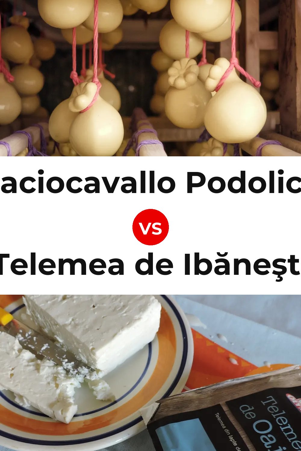 Caciocavallo Podolico Cheese vs Telemea de Ibăneşti Cheese Pinterest comparison