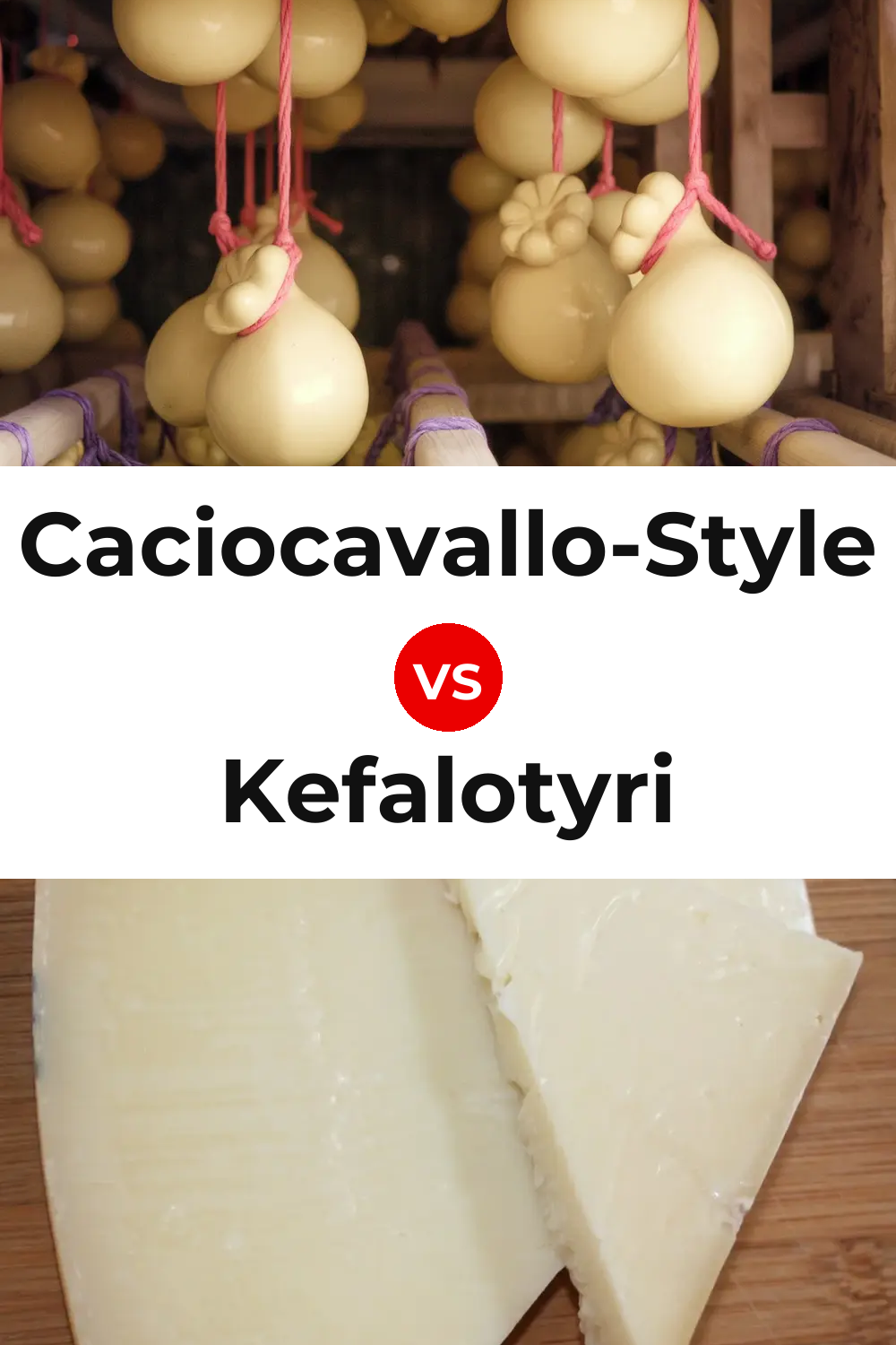 Caciocavallo-Style Cheese vs Kefalotyri Cheese Pinterest comparison