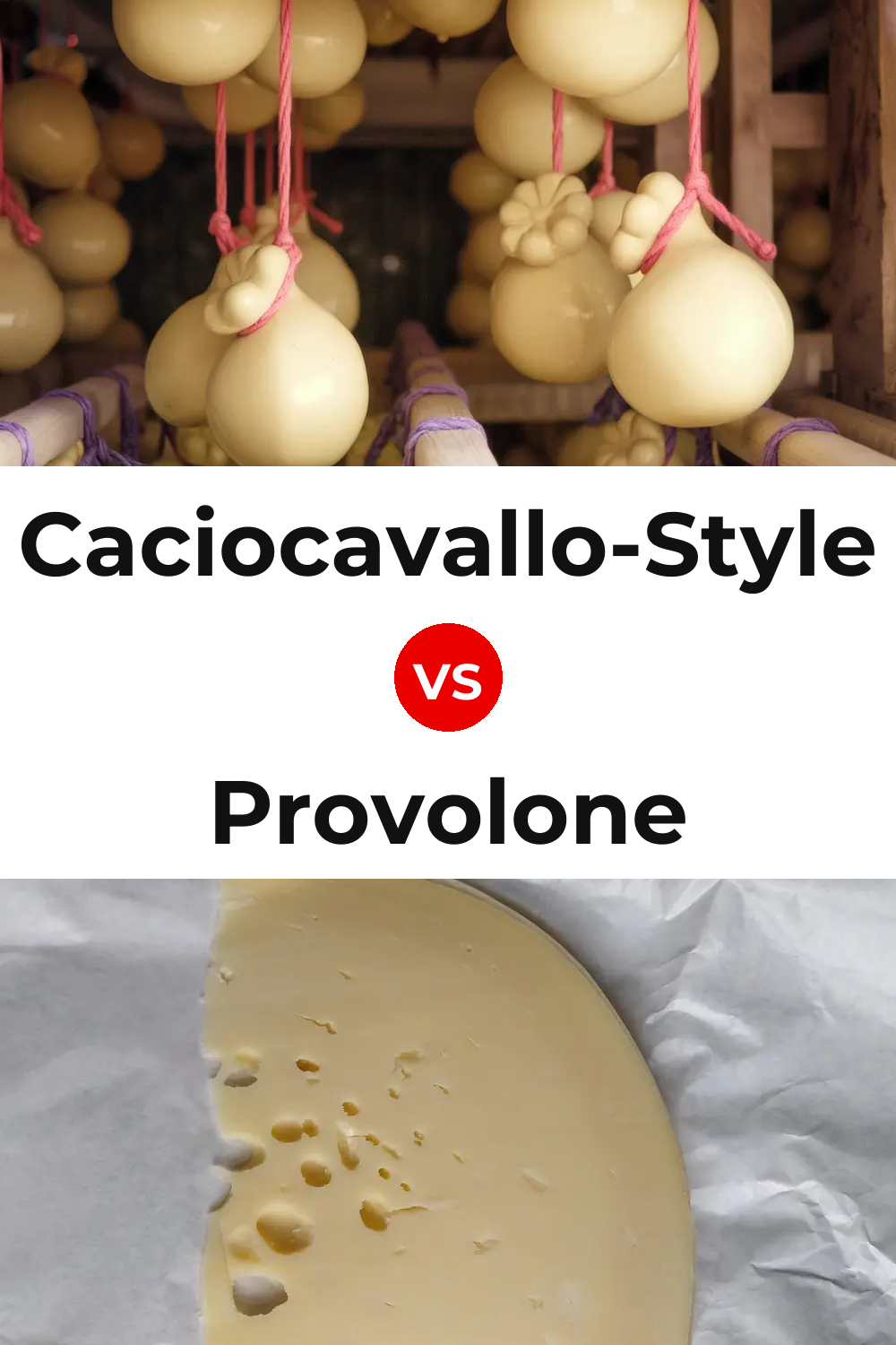 Caciocavallo-Style Cheese vs Provolone Cheese Pinterest comparison