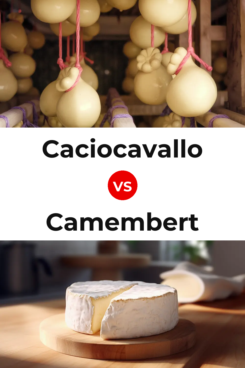 Caciocavallo Cheese vs Camembert Cheese Pinterest comparison