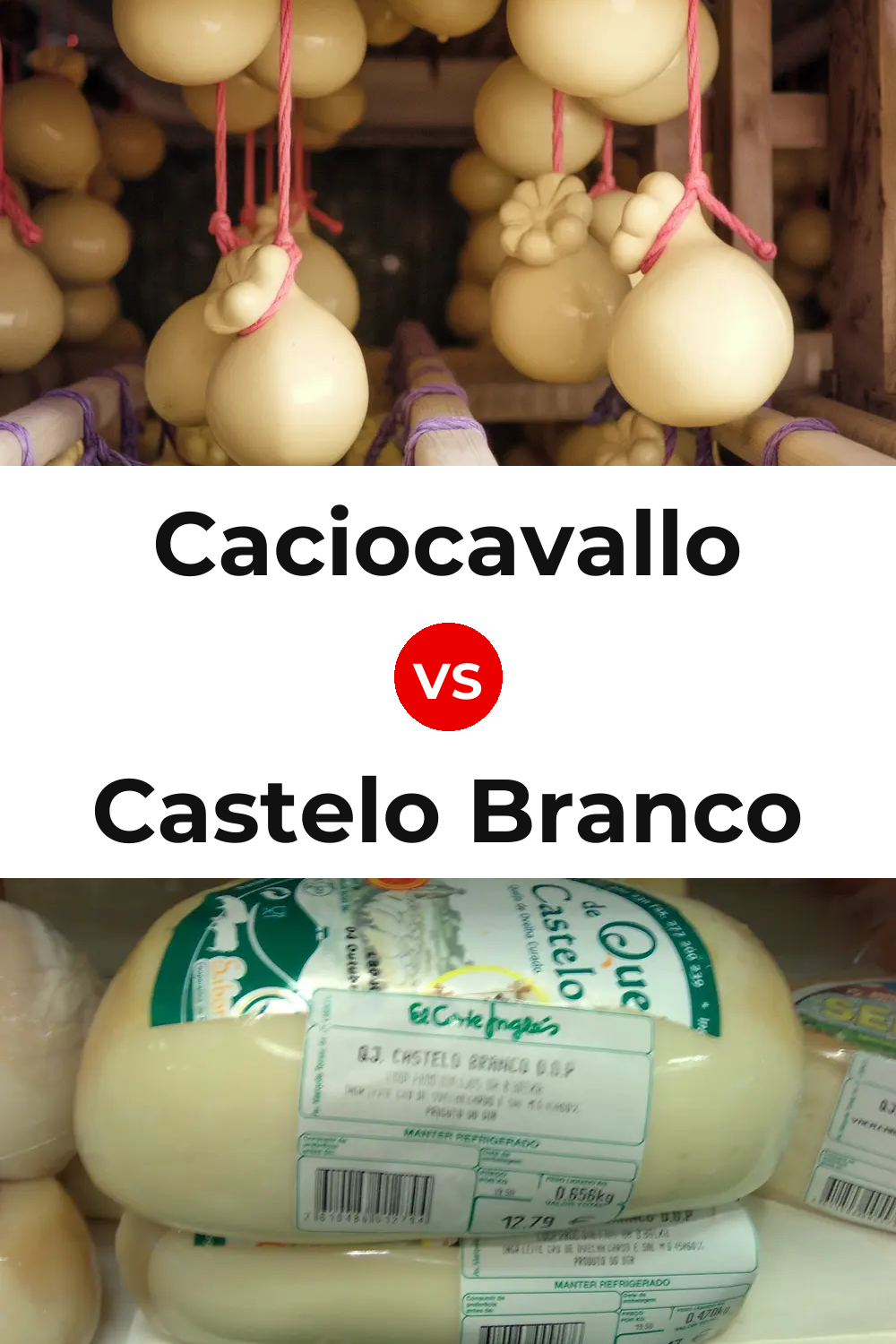 Caciocavallo Cheese vs Castelo Branco Cheese Pinterest comparison