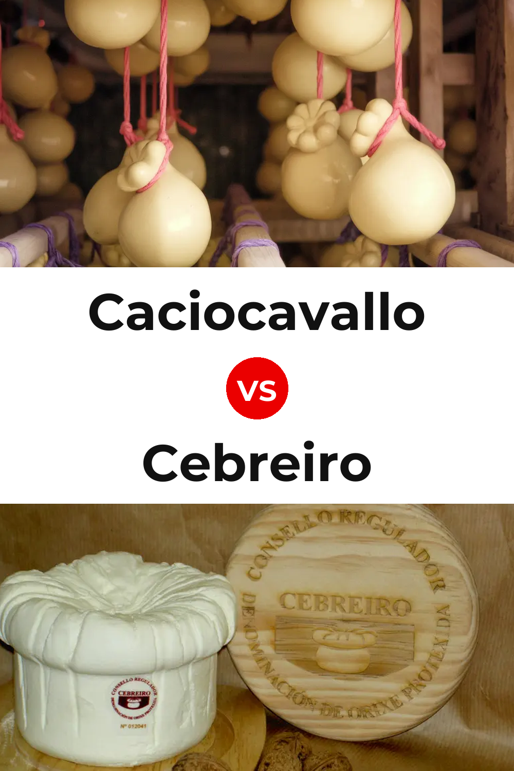 Caciocavallo Cheese vs Cebreiro Cheese Pinterest comparison