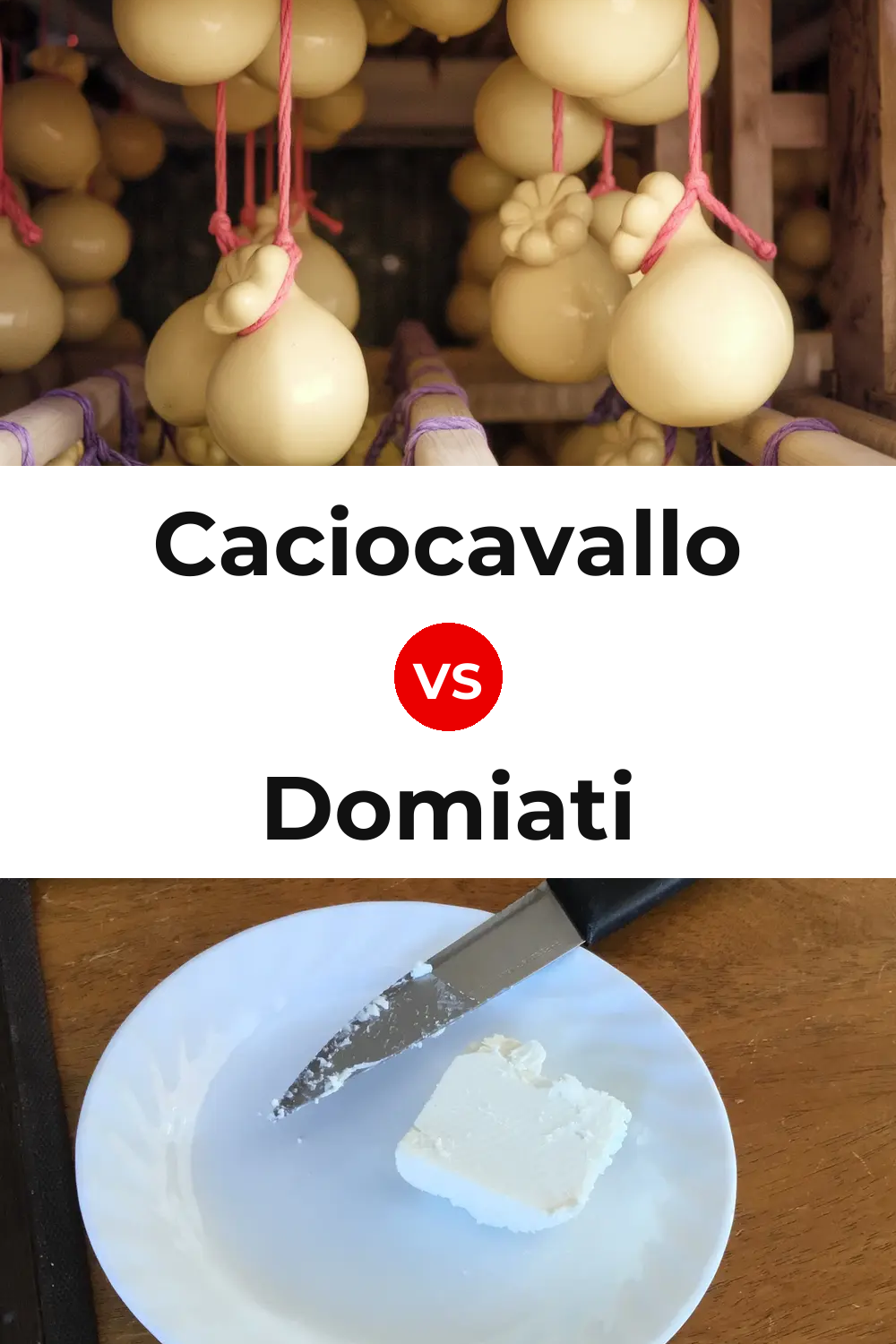 Caciocavallo Cheese vs Domiati Cheese Pinterest comparison