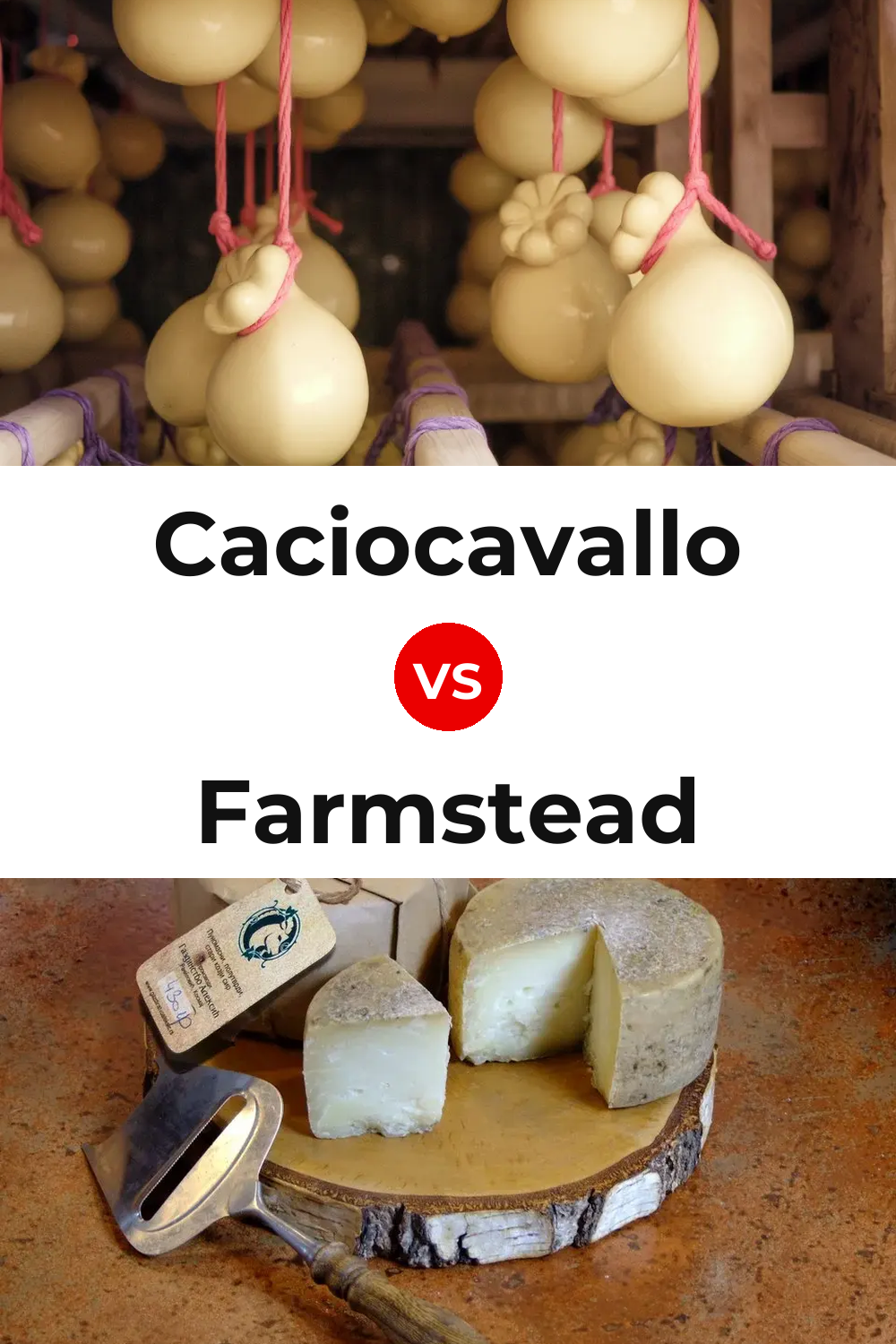 Caciocavallo Cheese vs Farmstead Cheese Pinterest comparison