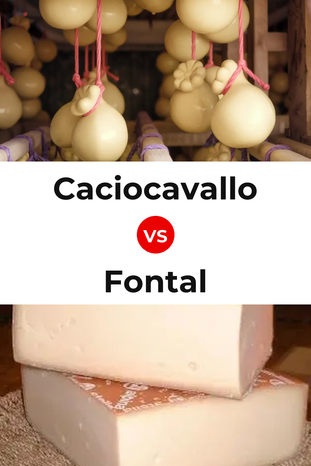 Caciocavallo Cheese vs Fontal Cheese Pinterest comparison