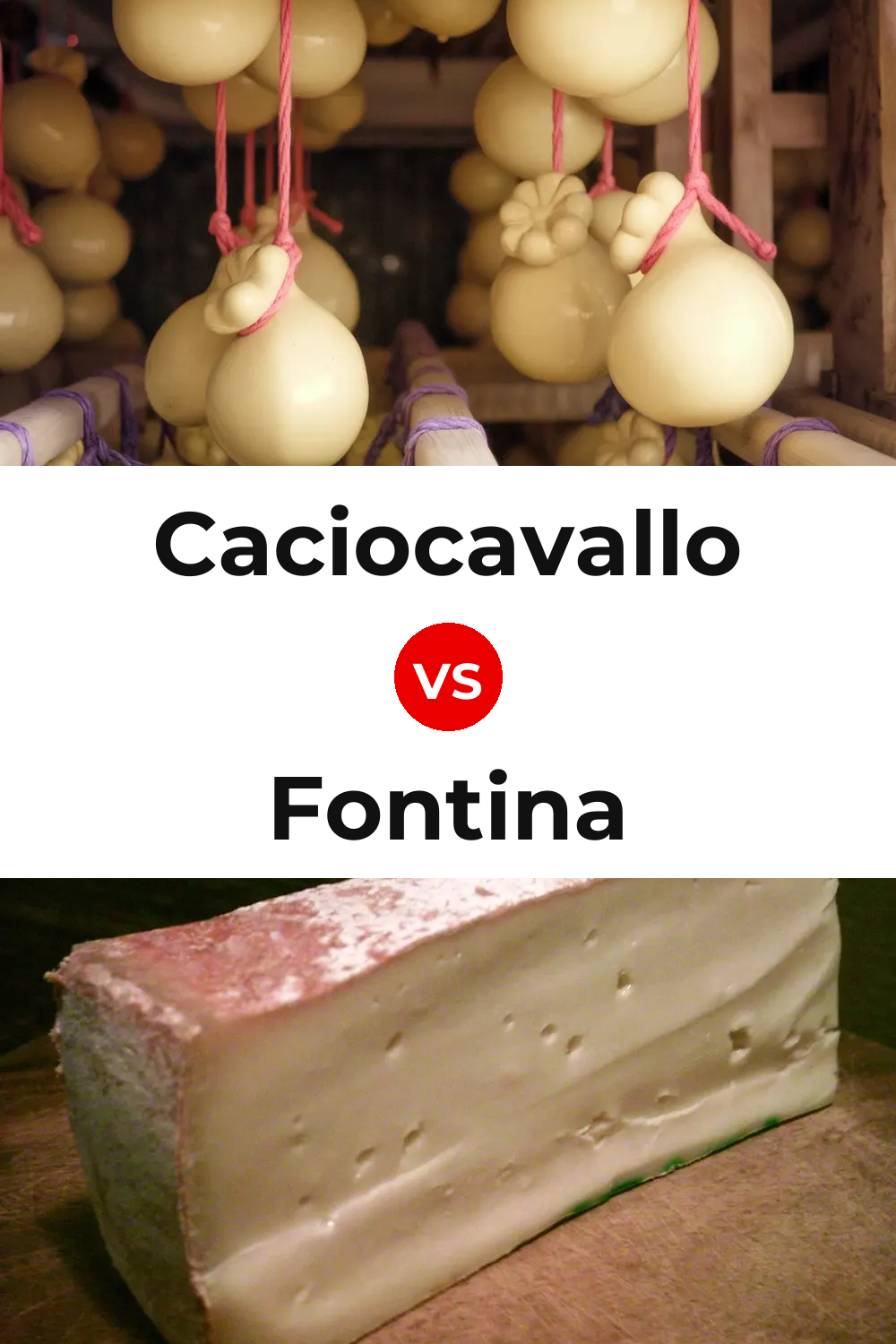 Caciocavallo Cheese vs Fontina Cheese Pinterest comparison