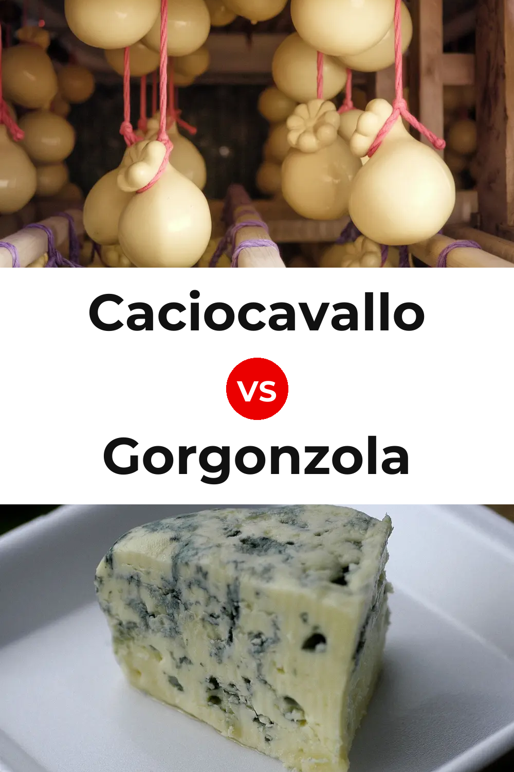 Caciocavallo Cheese vs Gorgonzola Cheese Pinterest comparison