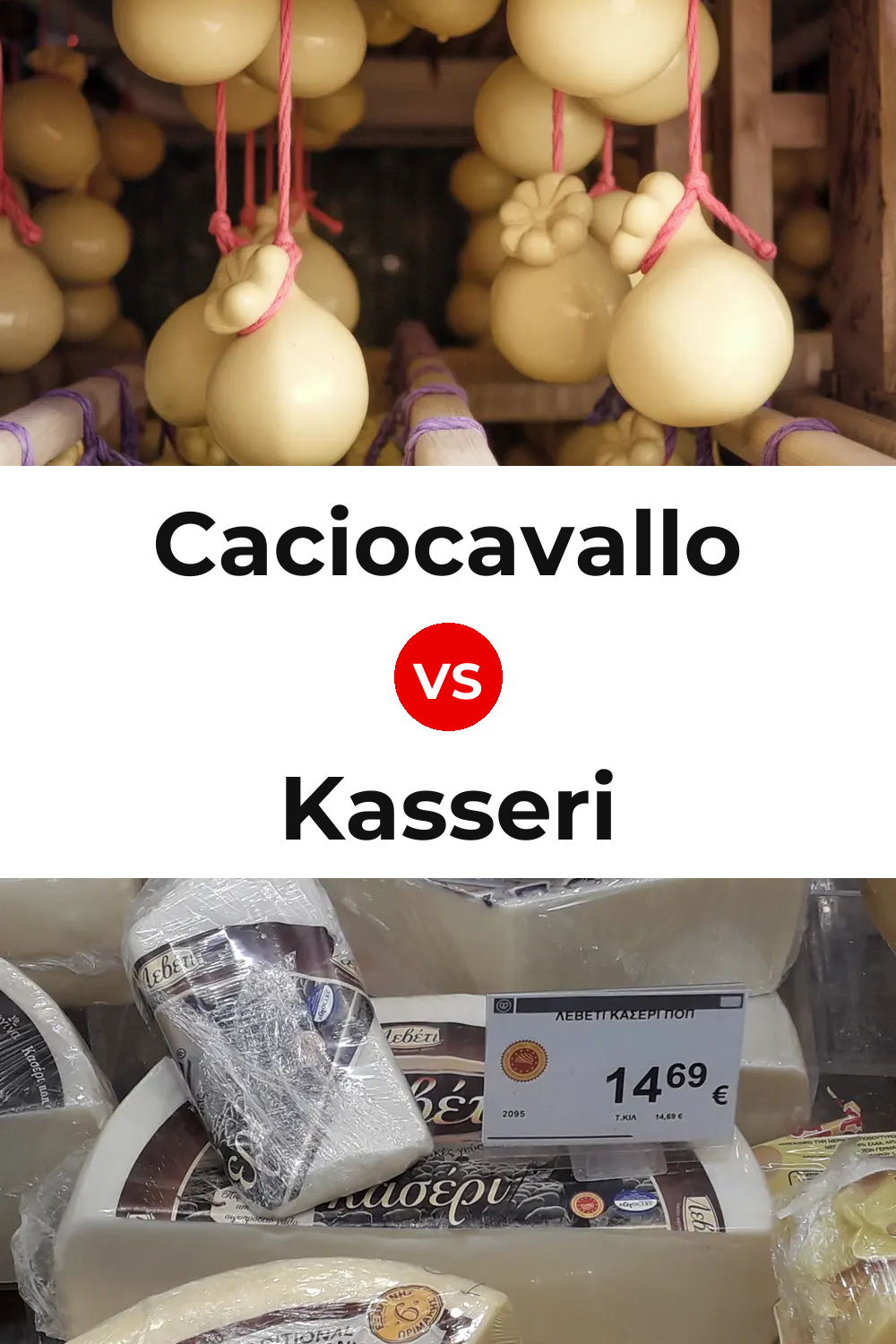 Caciocavallo Cheese vs Kasseri Cheese Pinterest comparison