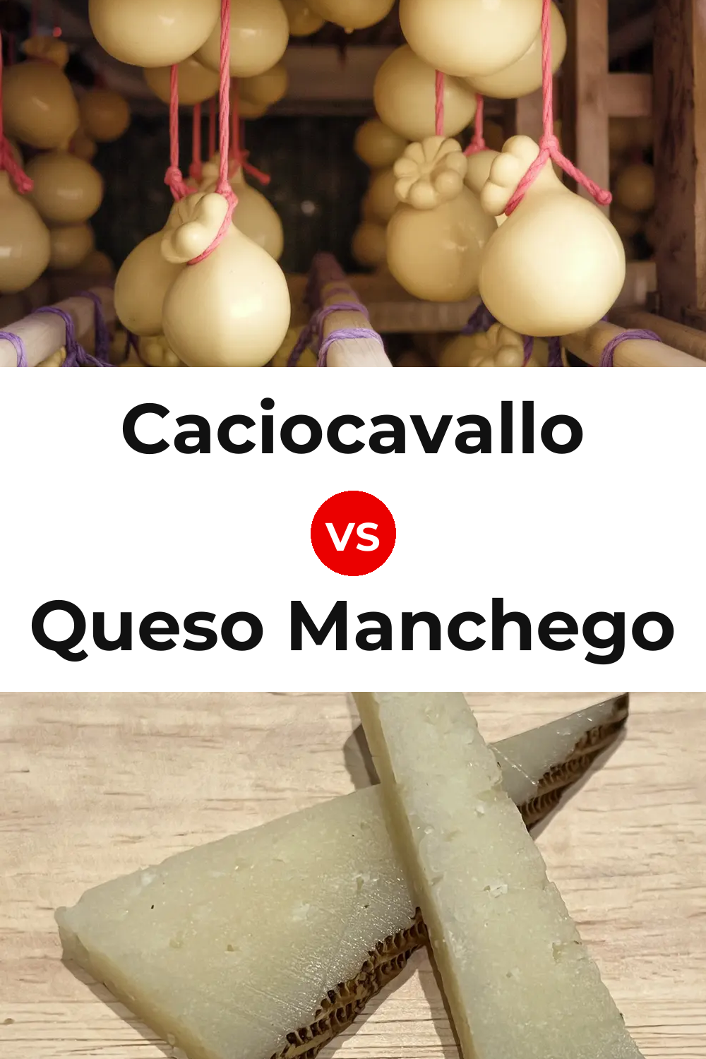 Caciocavallo Cheese vs Queso Manchego Pinterest comparison