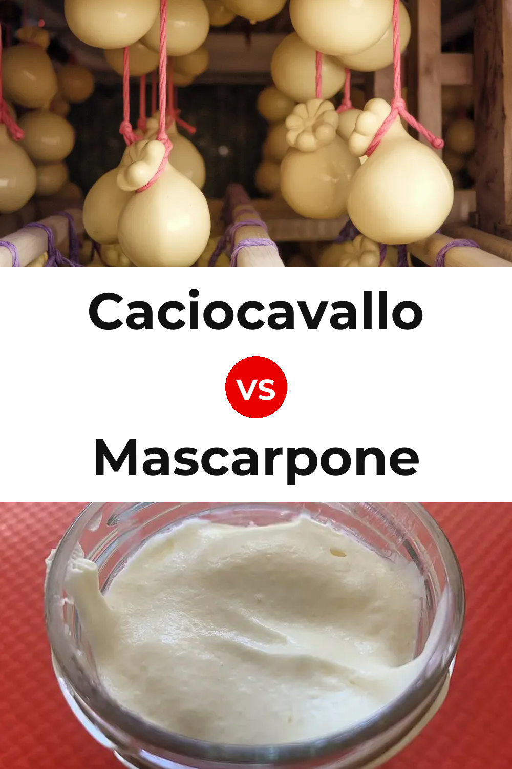 Caciocavallo Cheese vs Mascarpone Cheese Pinterest comparison