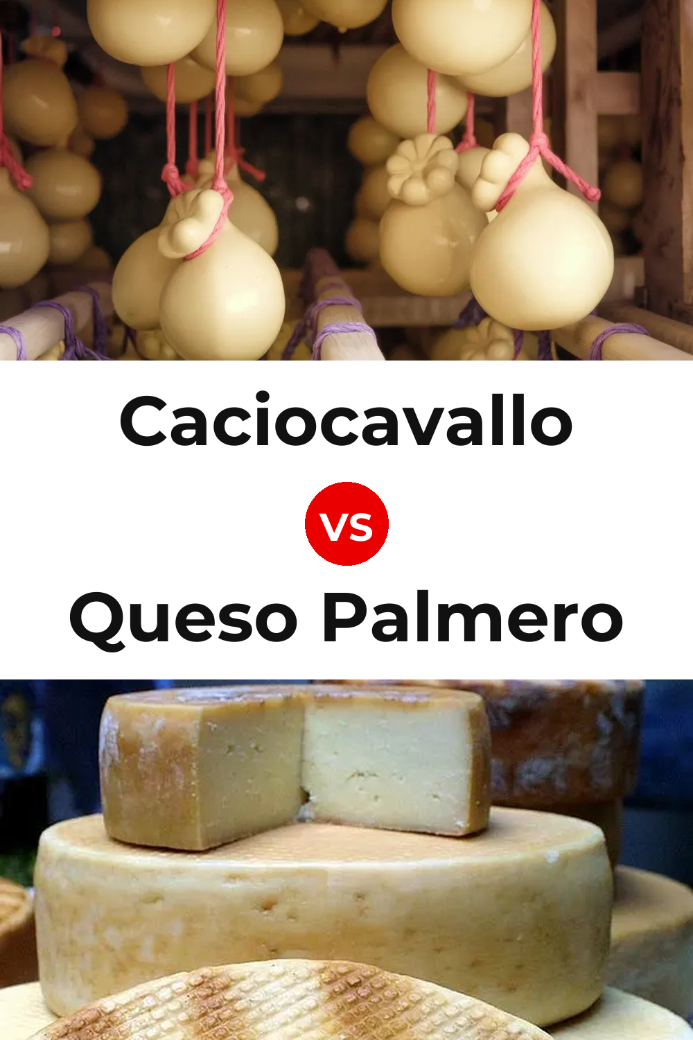Caciocavallo Cheese vs Queso Palmero Pinterest comparison