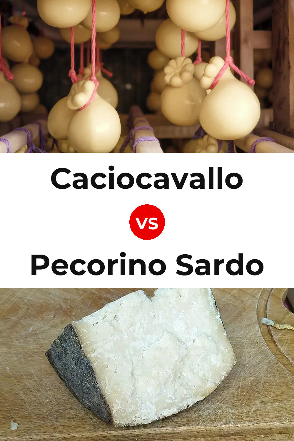 Caciocavallo Cheese vs Pecorino Sardo Cheese Pinterest comparison