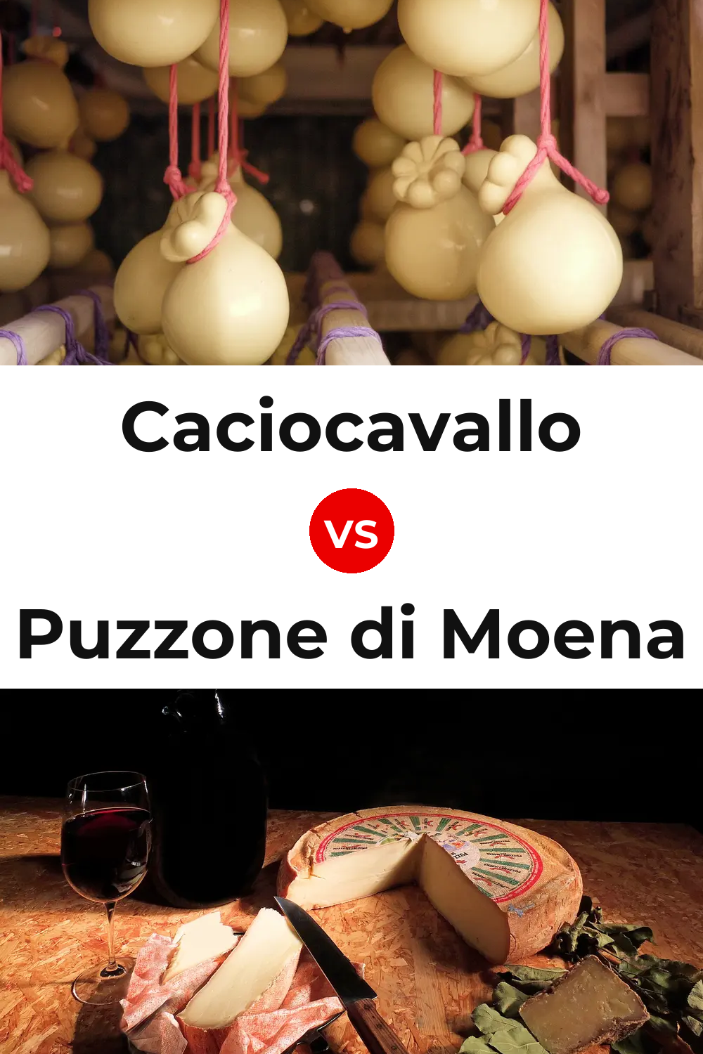 Caciocavallo Cheese vs Puzzone di Moena Cheese Pinterest comparison