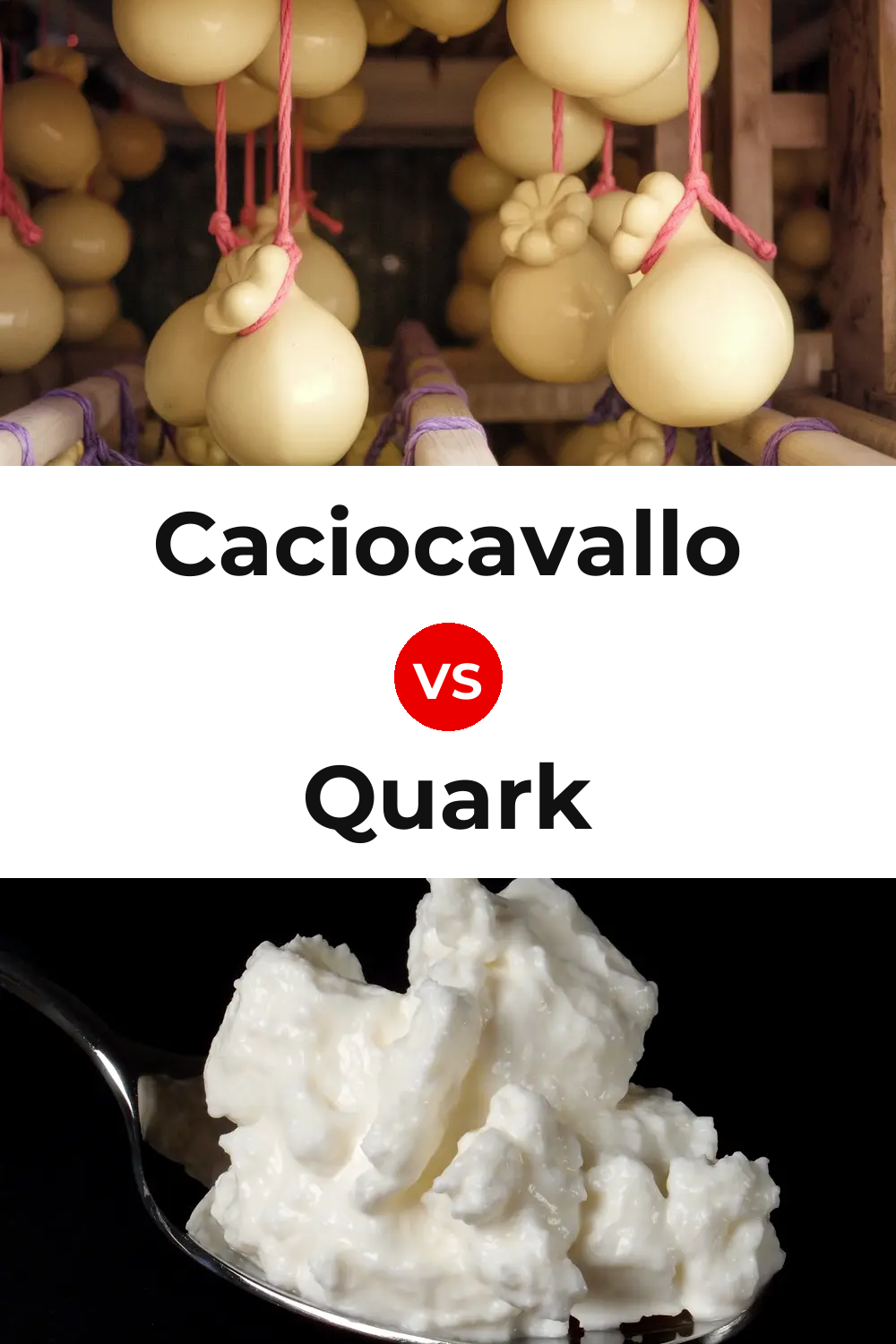 Caciocavallo Cheese vs Quark Cheese Pinterest comparison