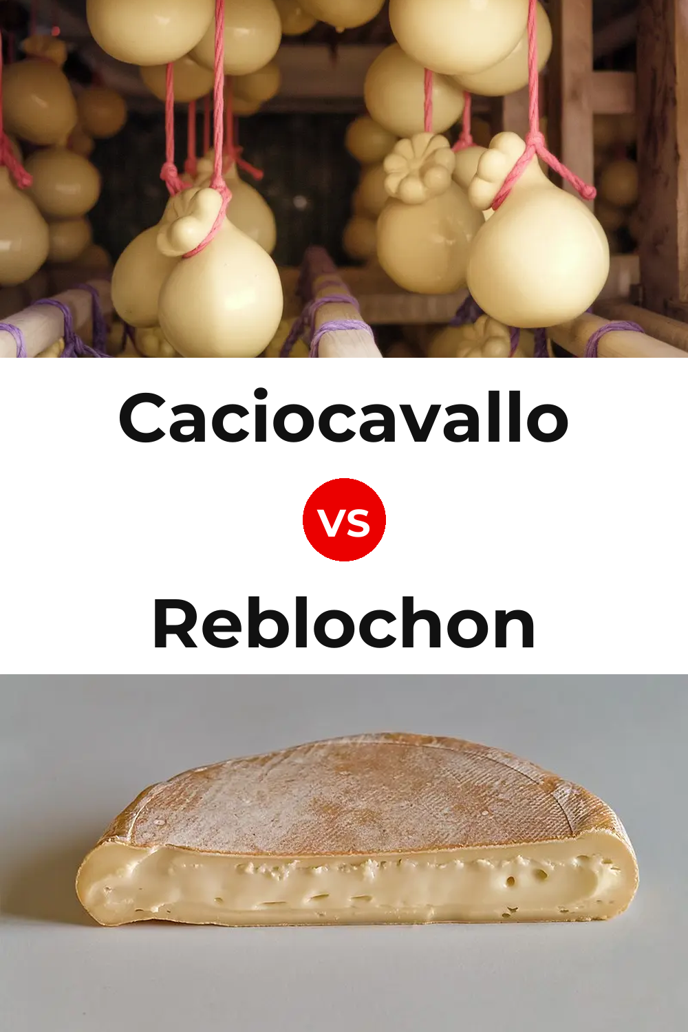 Caciocavallo Cheese vs Reblochon Cheese Pinterest comparison