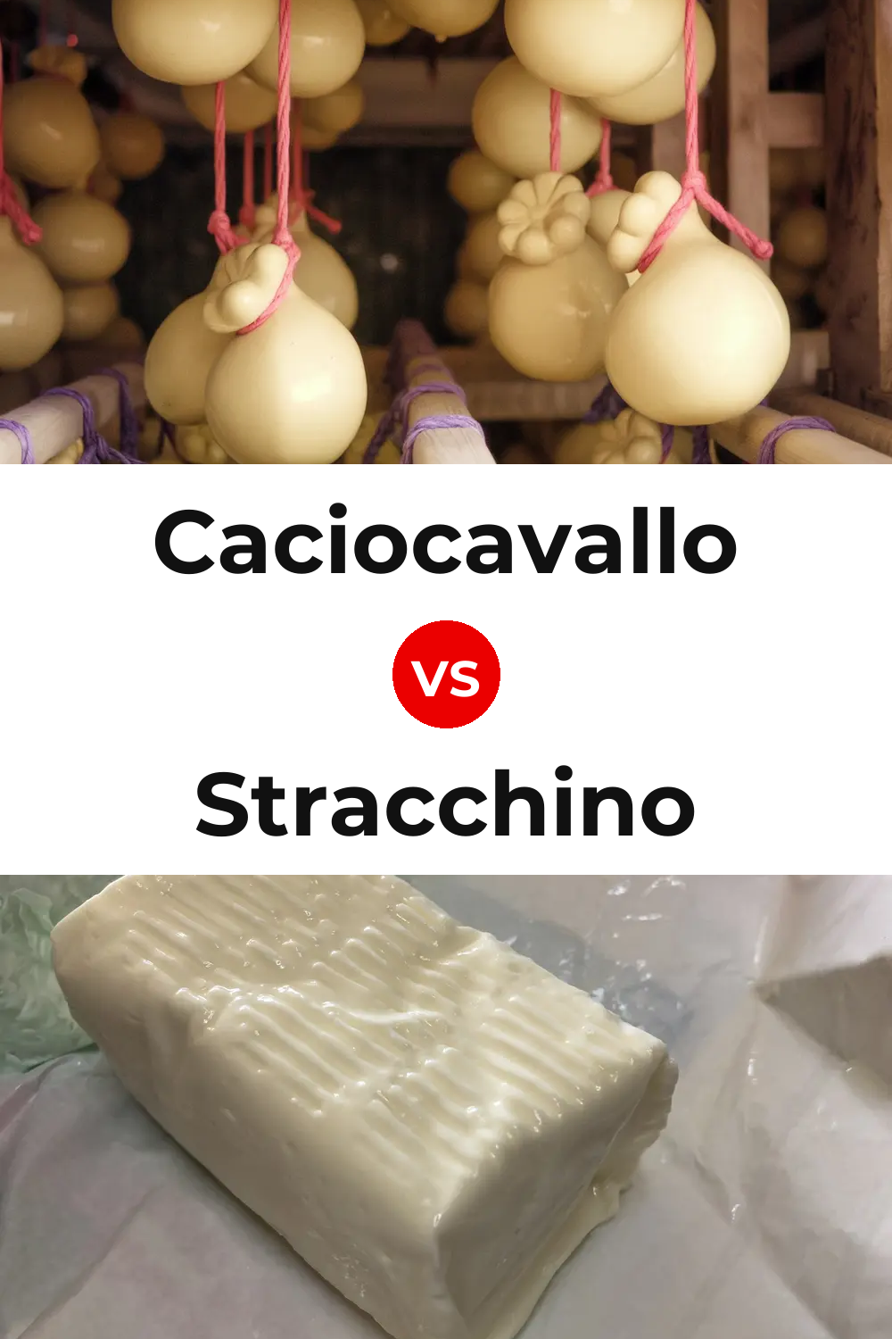 Caciocavallo Cheese vs Stracchino Cheese Pinterest comparison