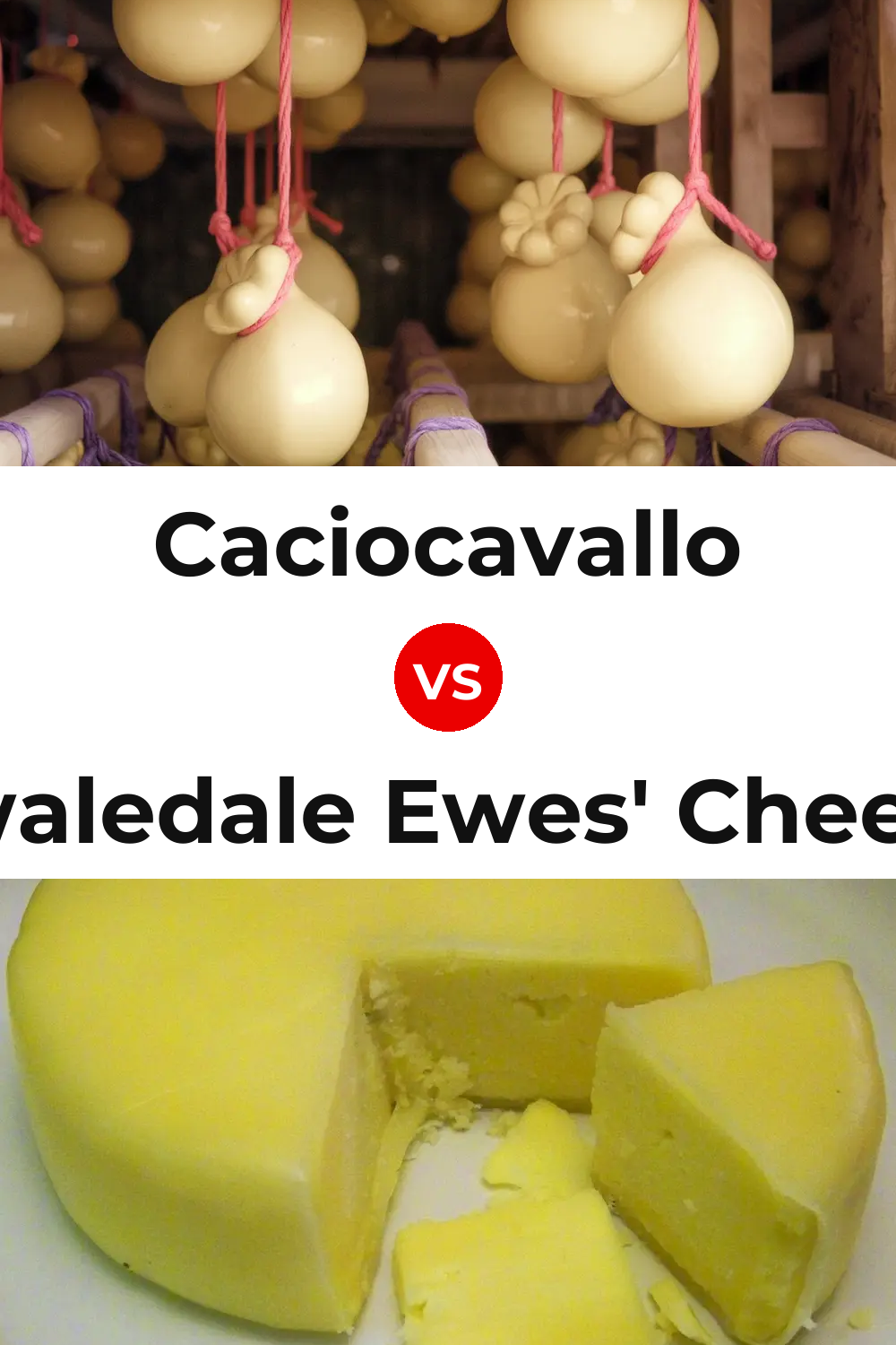 Caciocavallo Cheese vs Swaledale Ewes' Cheese Pinterest comparison
