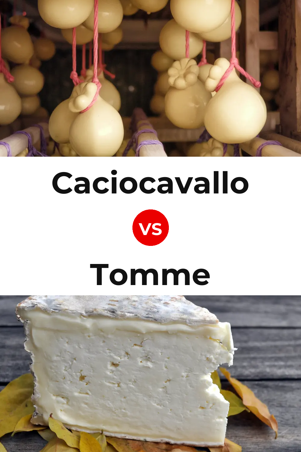 Caciocavallo Cheese vs Tomme Cheese Pinterest comparison