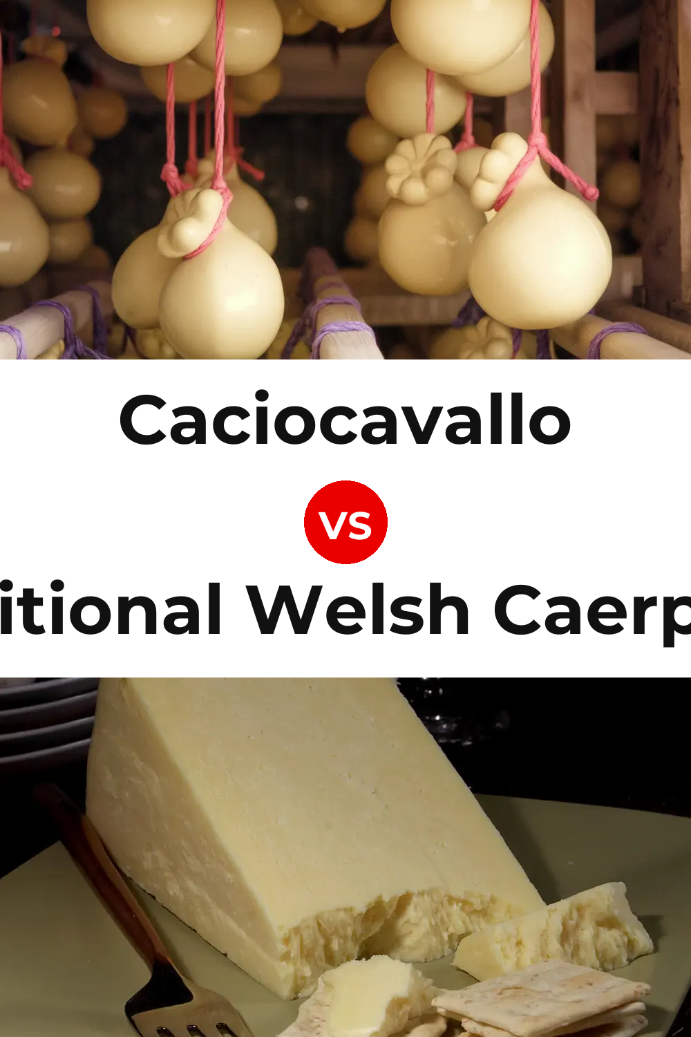 Caciocavallo Cheese vs Traditional Welsh Caerphilly Cheese Pinterest comparison