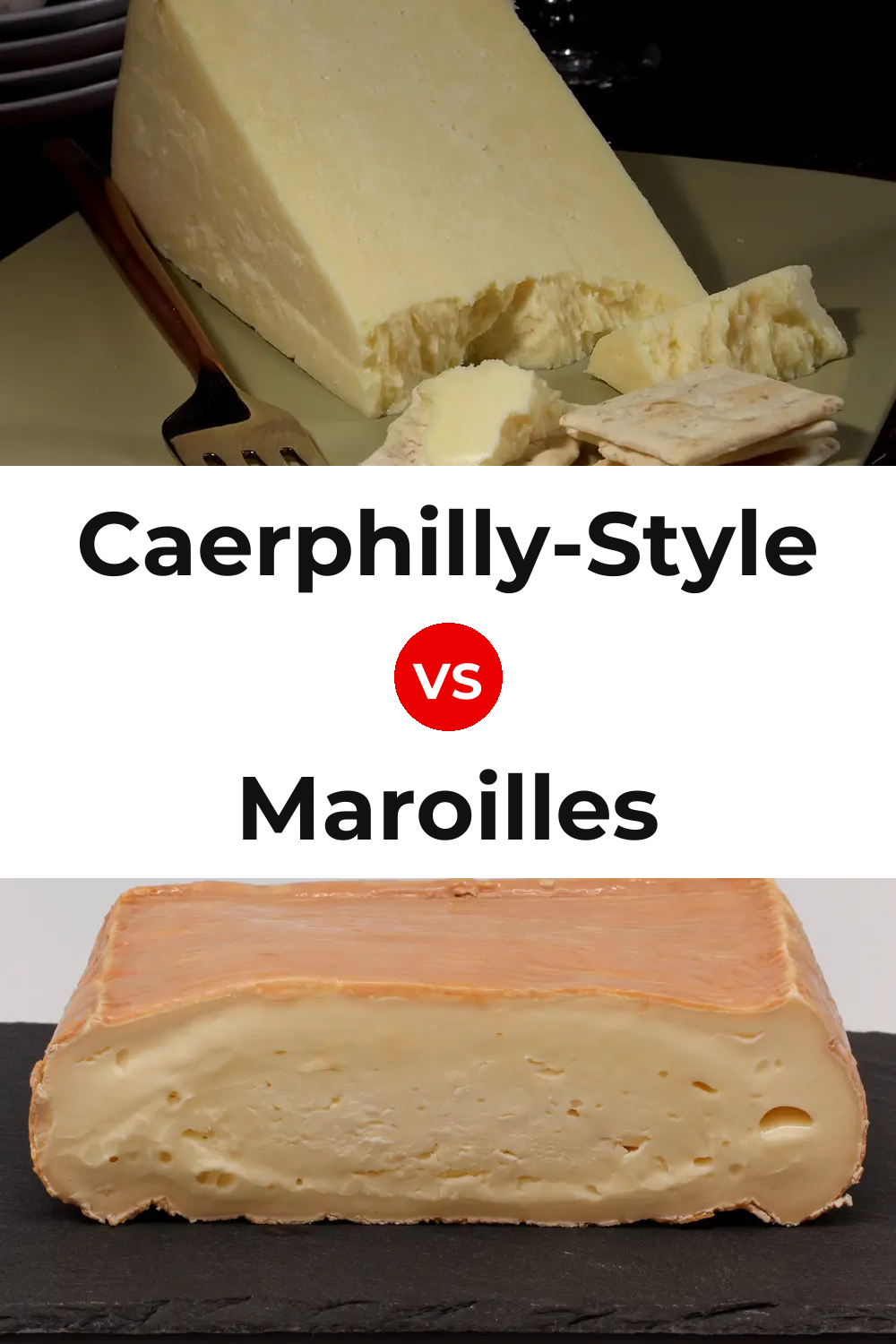 Caerphilly-Style Cheese vs Maroilles Cheese Pinterest comparison