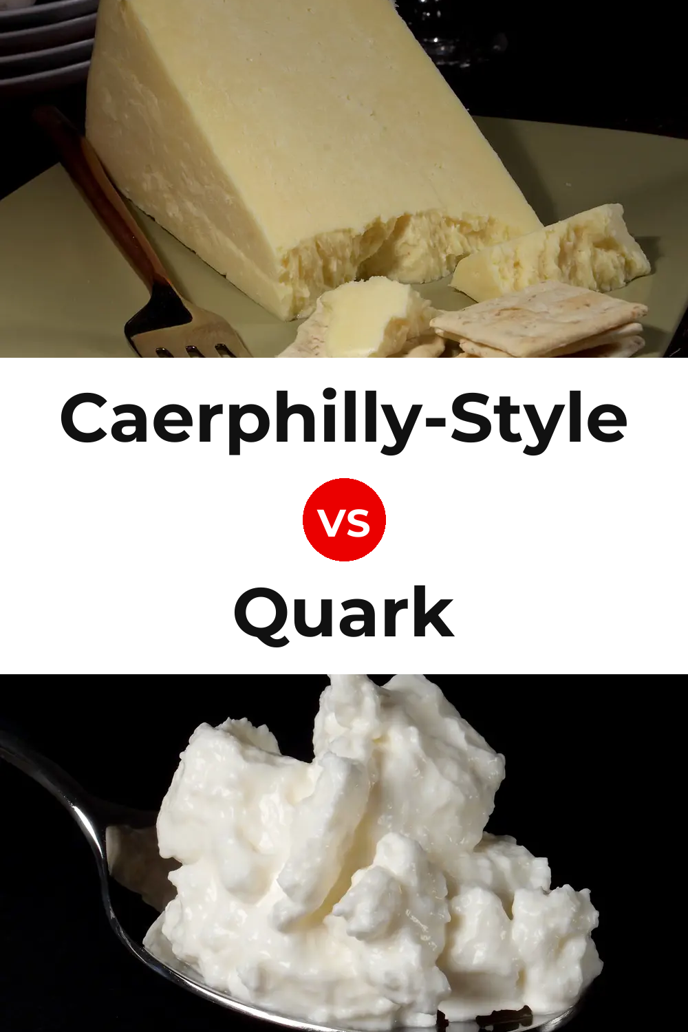 Caerphilly-Style Cheese vs Quark Cheese Pinterest comparison