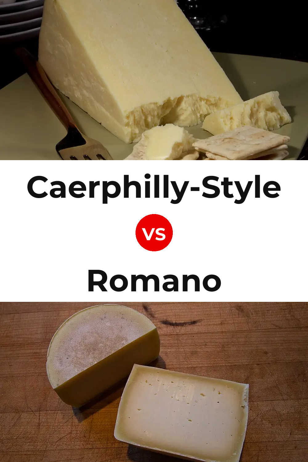 Caerphilly-Style Cheese vs Romano Cheese Pinterest comparison