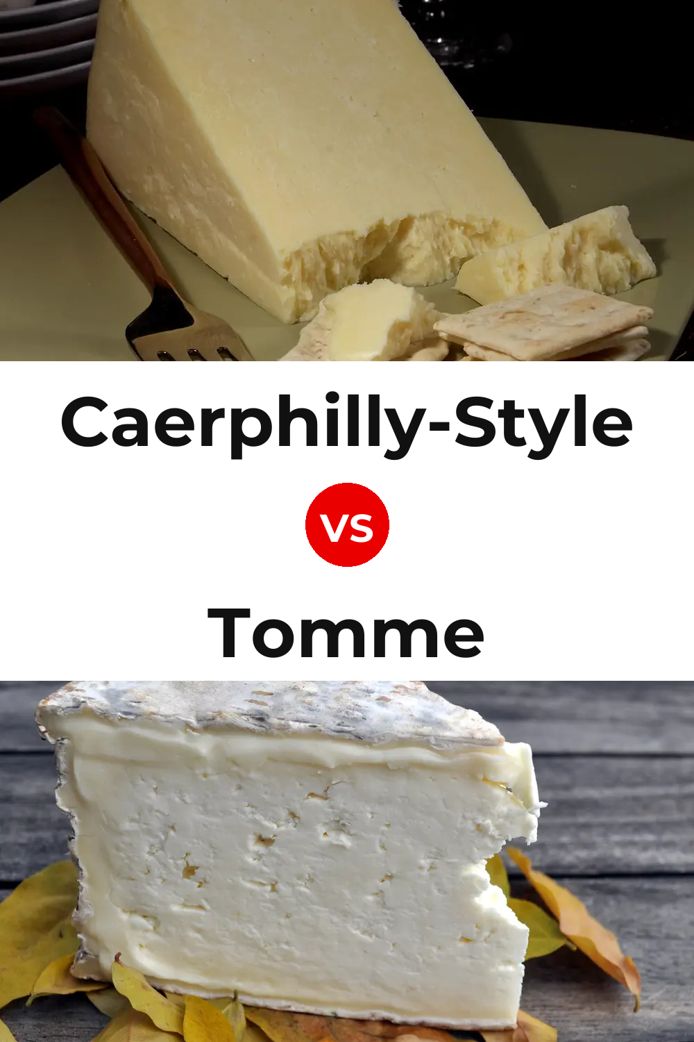 Caerphilly-Style Cheese vs Tomme Cheese Pinterest comparison