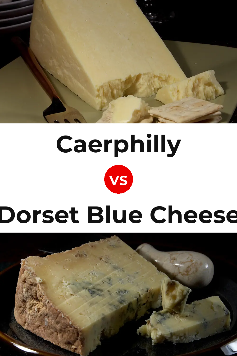 Caerphilly Cheese vs Dorset Blue Cheese Pinterest comparison