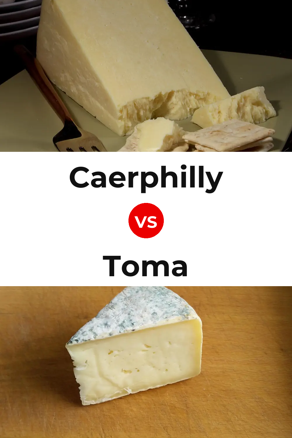 Caerphilly Cheese vs Toma Cheese Pinterest comparison