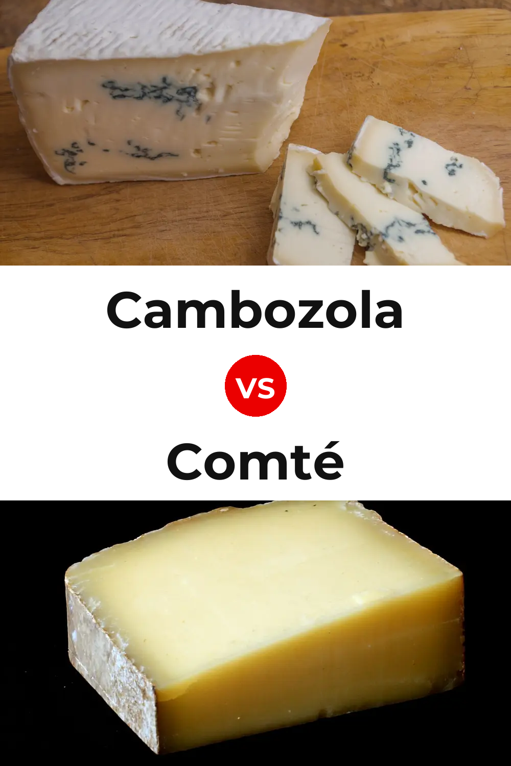 Cambozola Cheese vs Comté Cheese Pinterest comparison