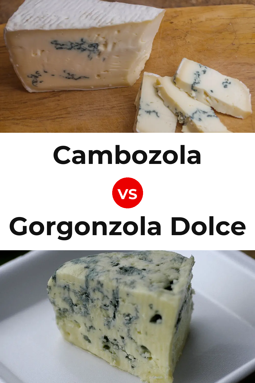 Cambozola Cheese vs Gorgonzola Dolce Cheese Pinterest comparison