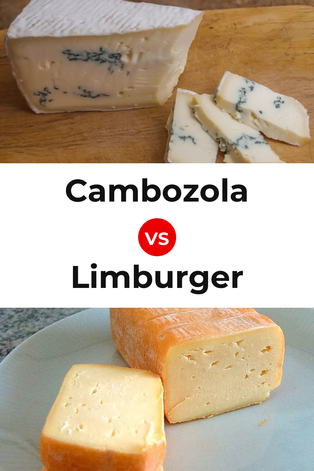 Cambozola Cheese vs Limburger Cheese Pinterest comparison