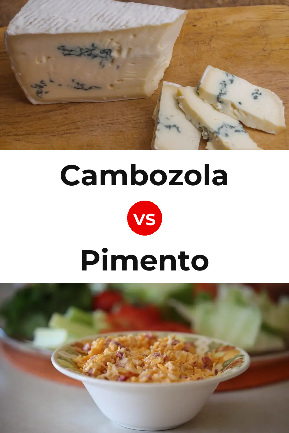 Cambozola Cheese vs Pimento Cheese Pinterest comparison