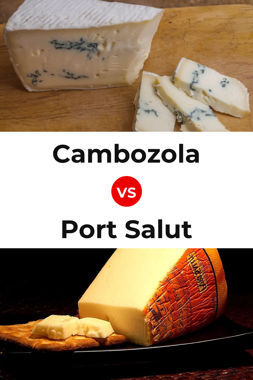 Cambozola Cheese vs Port Salut Cheese Pinterest comparison
