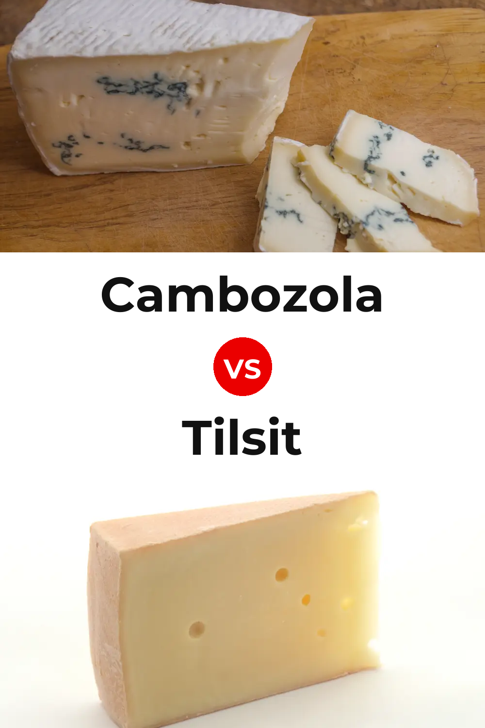 Cambozola Cheese vs Tilsit Cheese Pinterest comparison