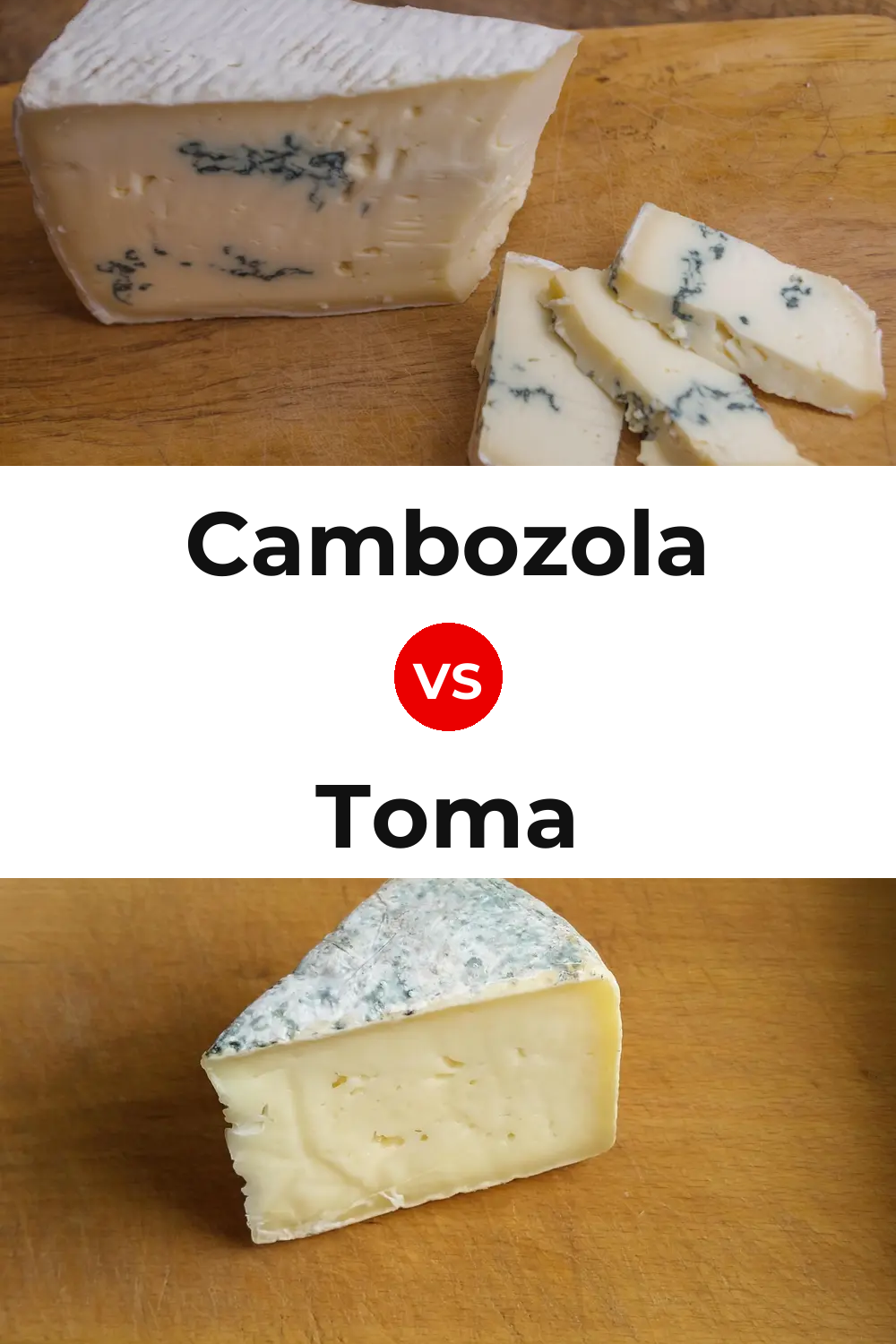 Cambozola Cheese vs Toma Cheese Pinterest comparison
