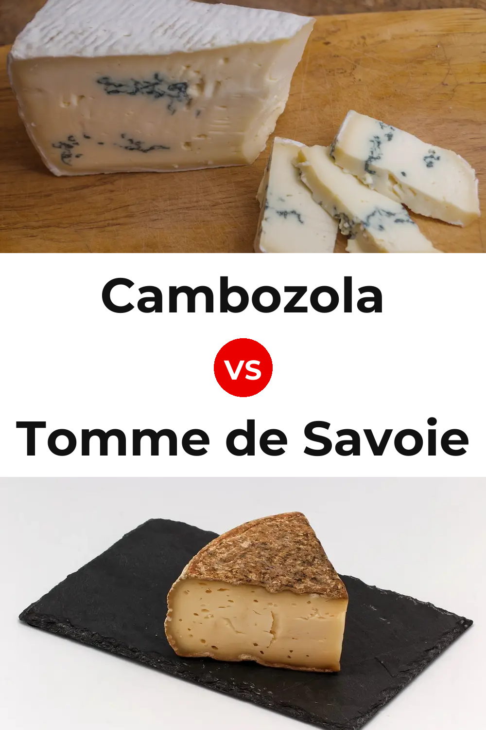 Cambozola Cheese vs Tomme de Savoie Cheese Pinterest comparison