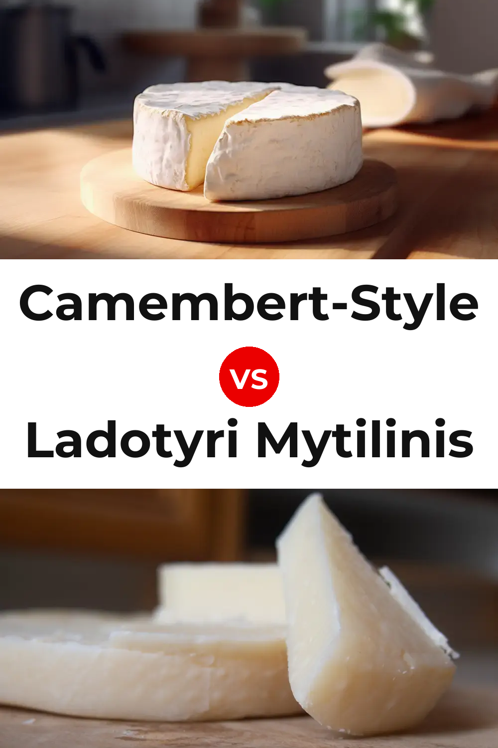 Camembert-Style Cheese vs Ladotyri Mytilinis Cheese Pinterest comparison