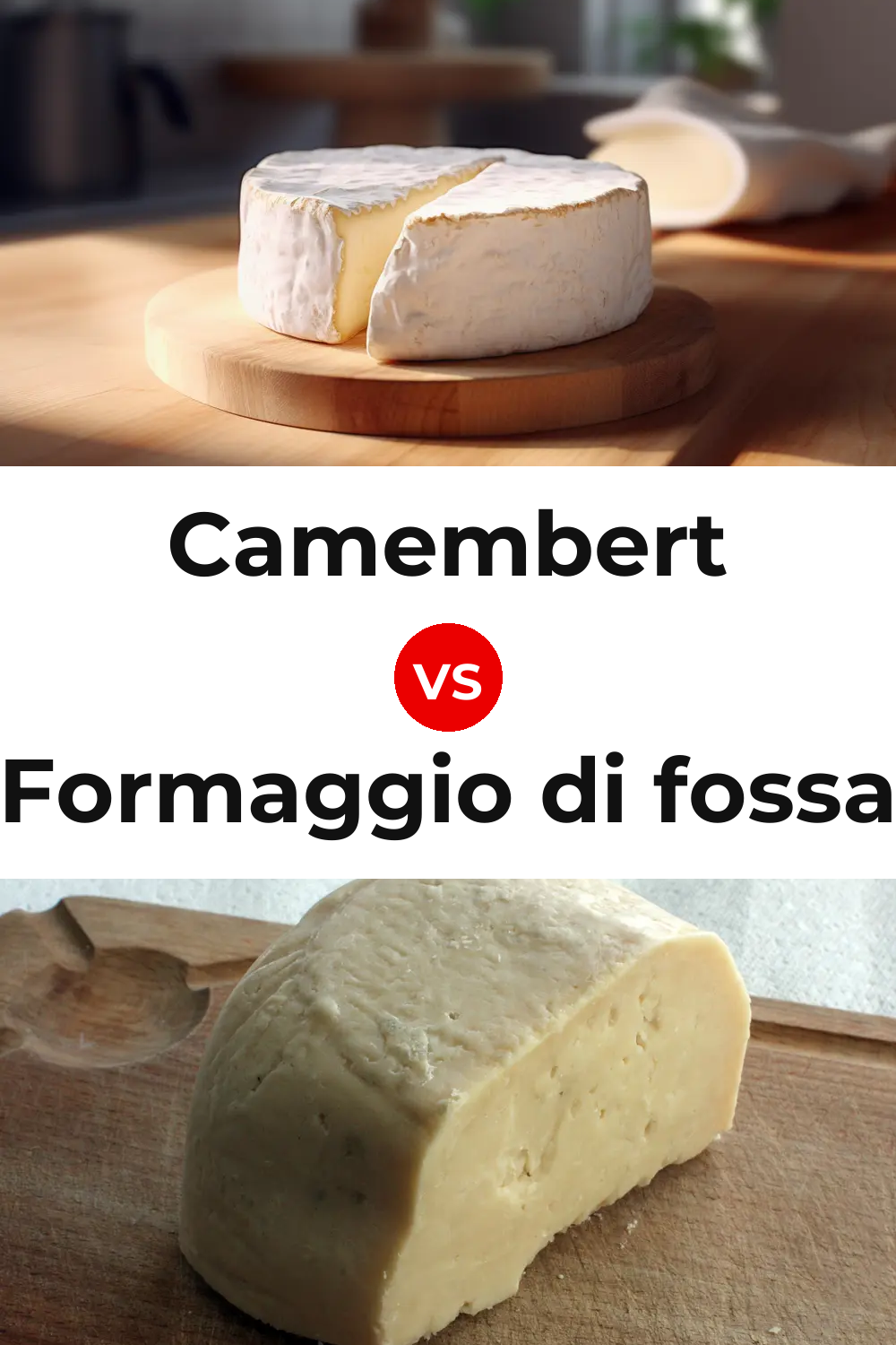 Camembert Cheese vs Formaggio di fossa Cheese Pinterest comparison