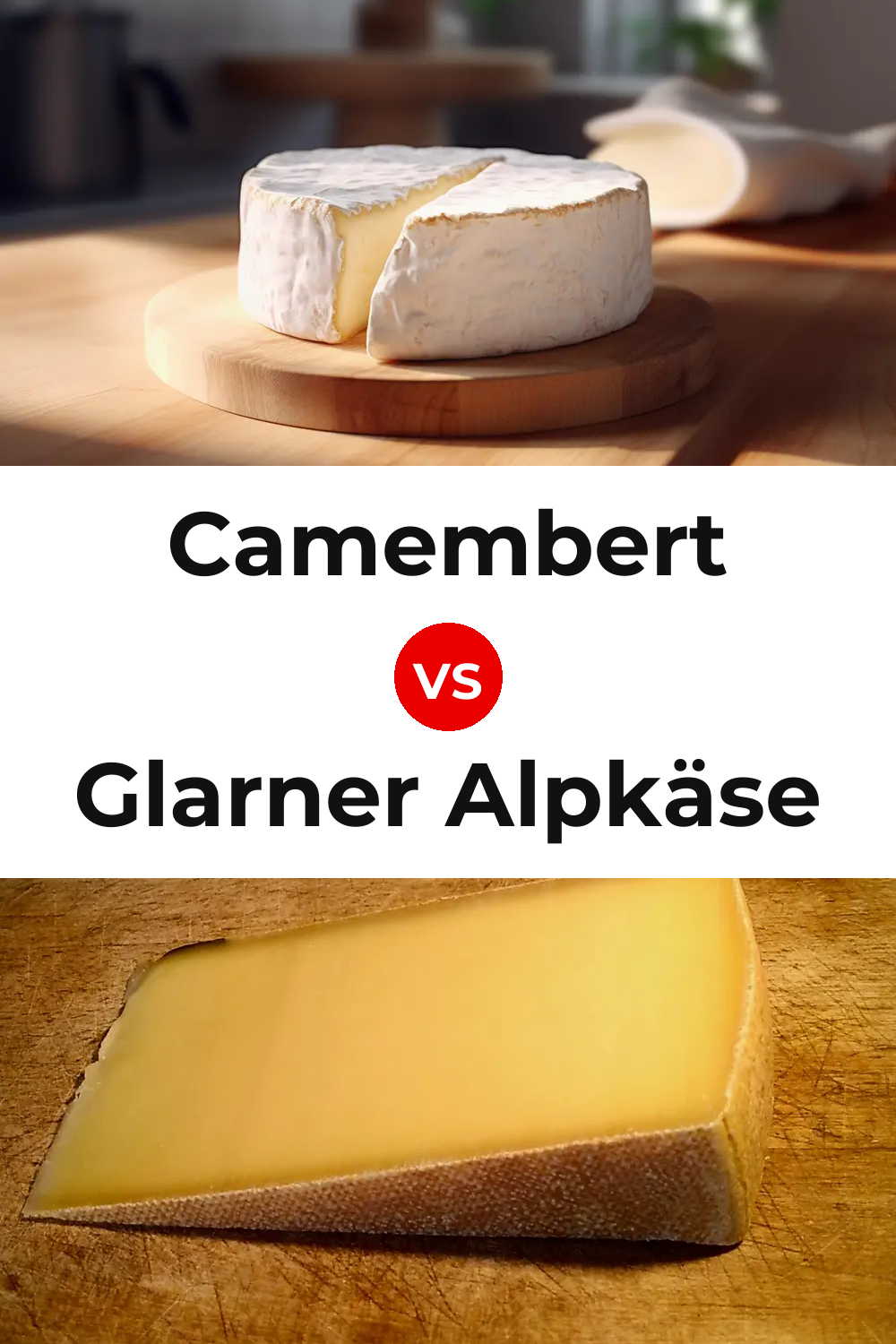 Camembert Cheese vs Glarner Alpkäse Cheese Pinterest comparison