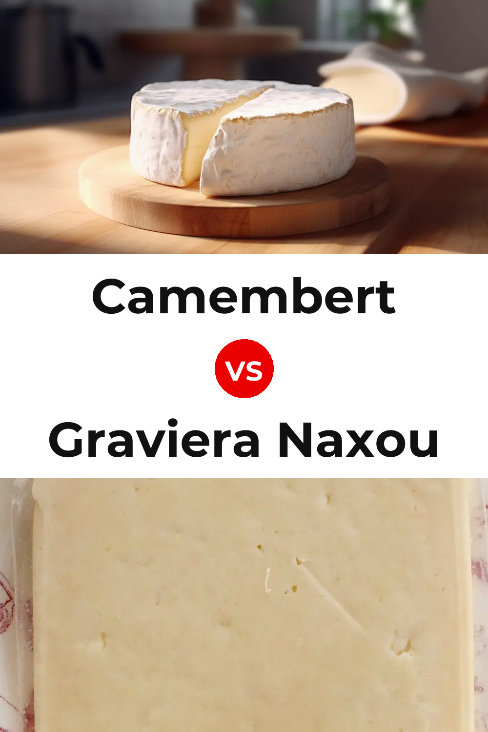 Camembert Cheese vs Graviera Naxou Cheese Pinterest comparison
