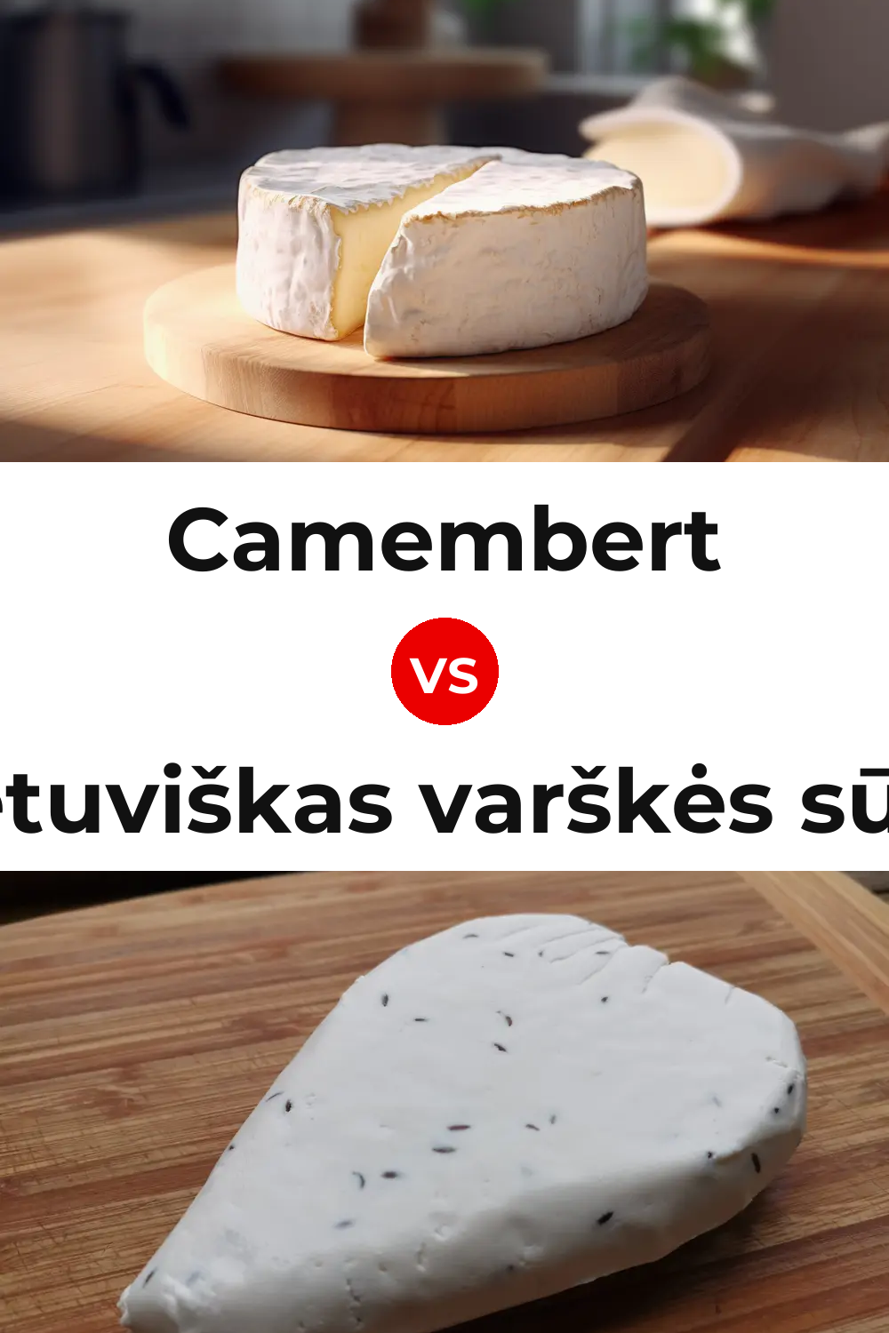 Camembert Cheese vs Lietuviškas varškės sūris Cheese Pinterest comparison