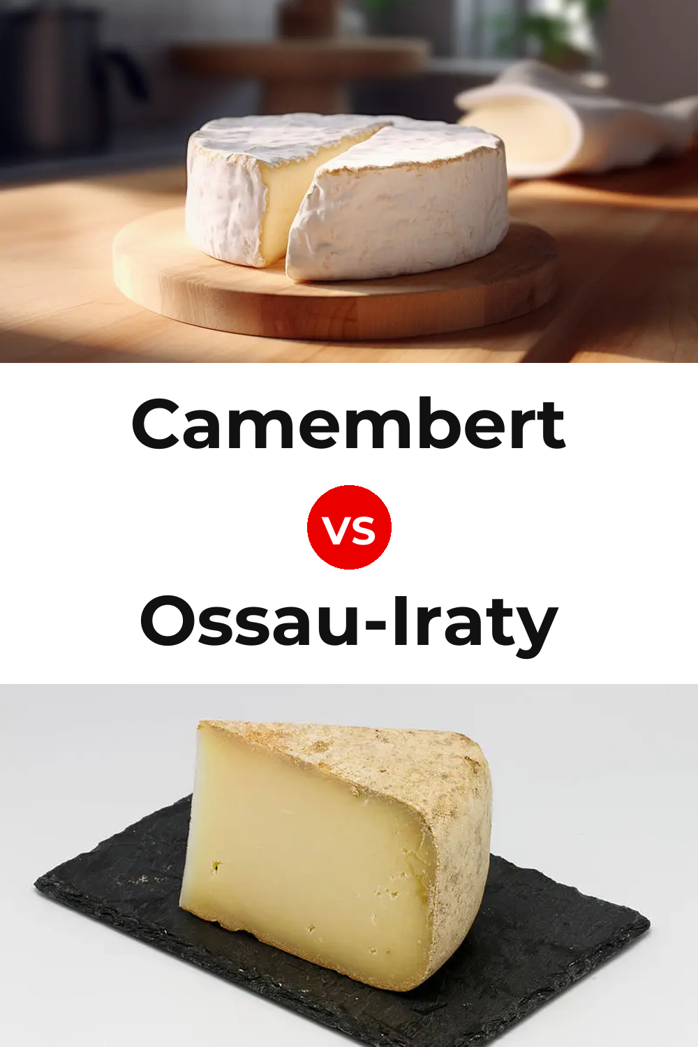 Camembert Cheese vs Ossau-Iraty Cheese Pinterest comparison