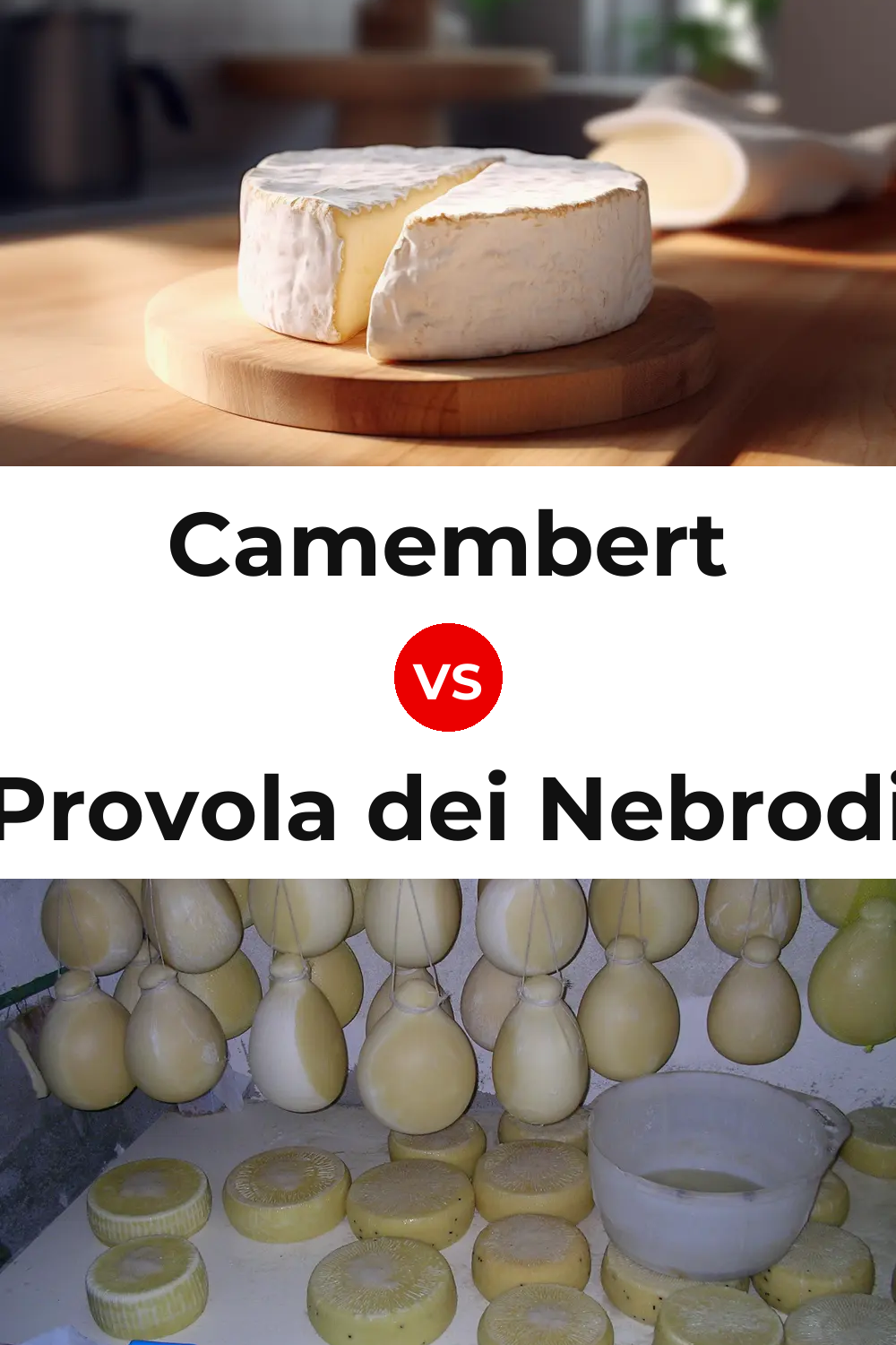 Camembert Cheese vs Provola dei Nebrodi Cheese Pinterest comparison