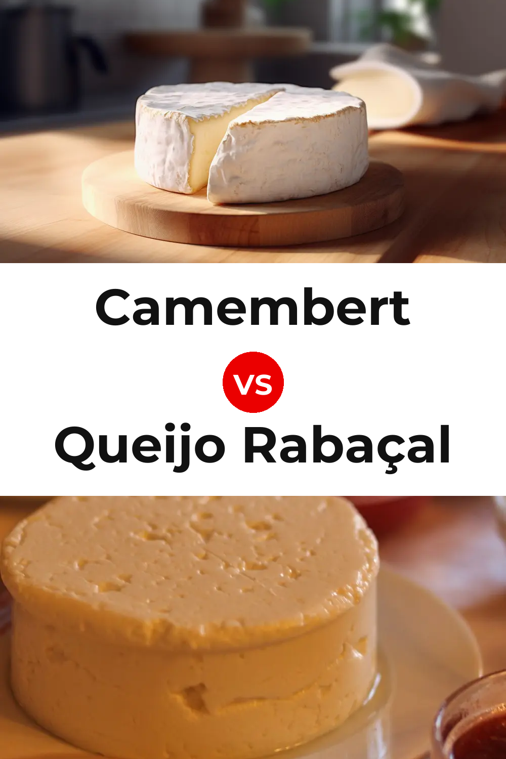 Camembert Cheese vs Queijo Rabaçal Pinterest comparison