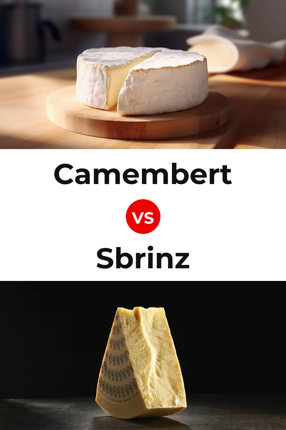 Camembert Cheese vs Sbrinz Cheese Pinterest comparison
