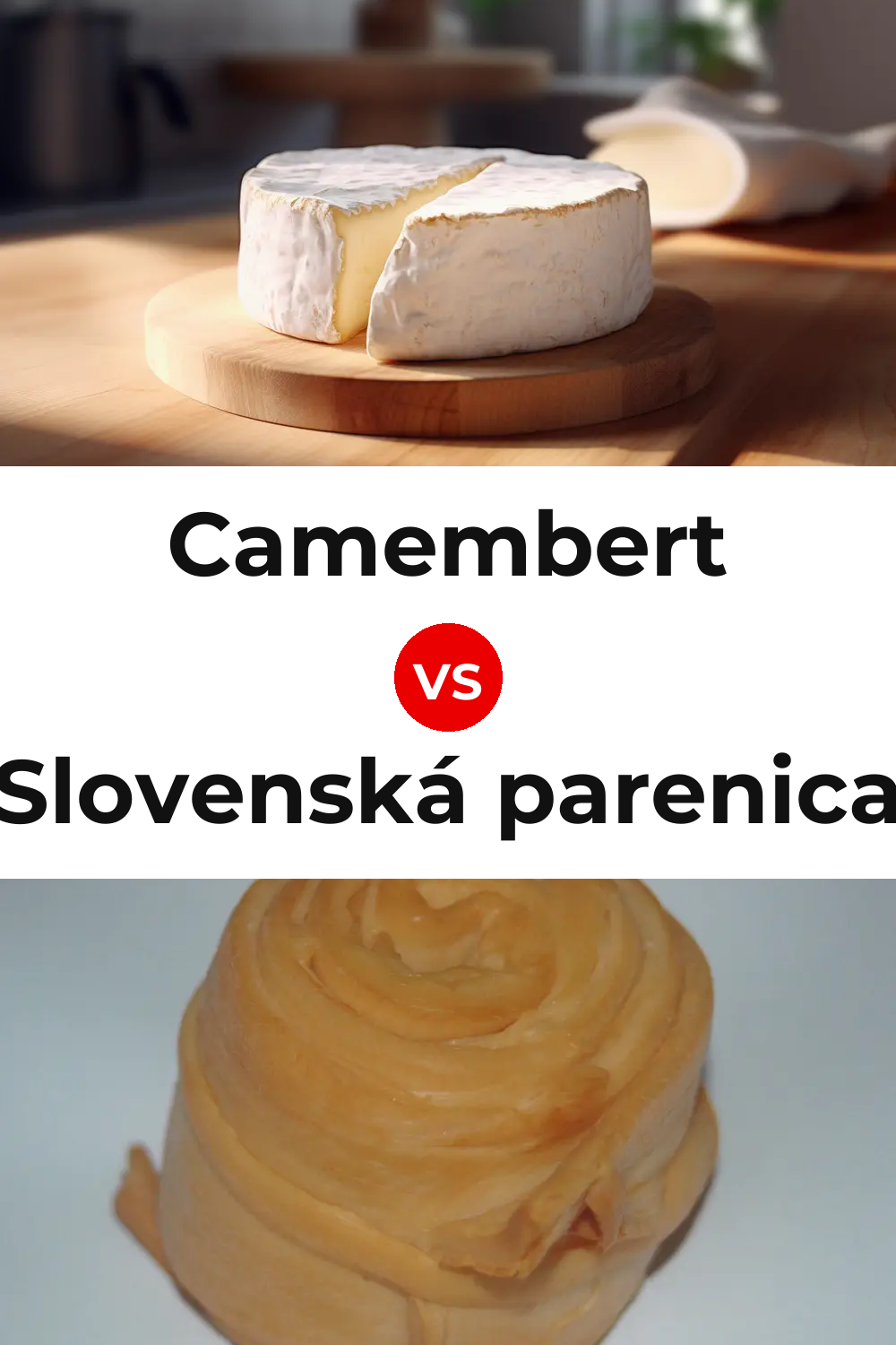 Camembert Cheese vs Slovenská parenica Cheese Pinterest comparison