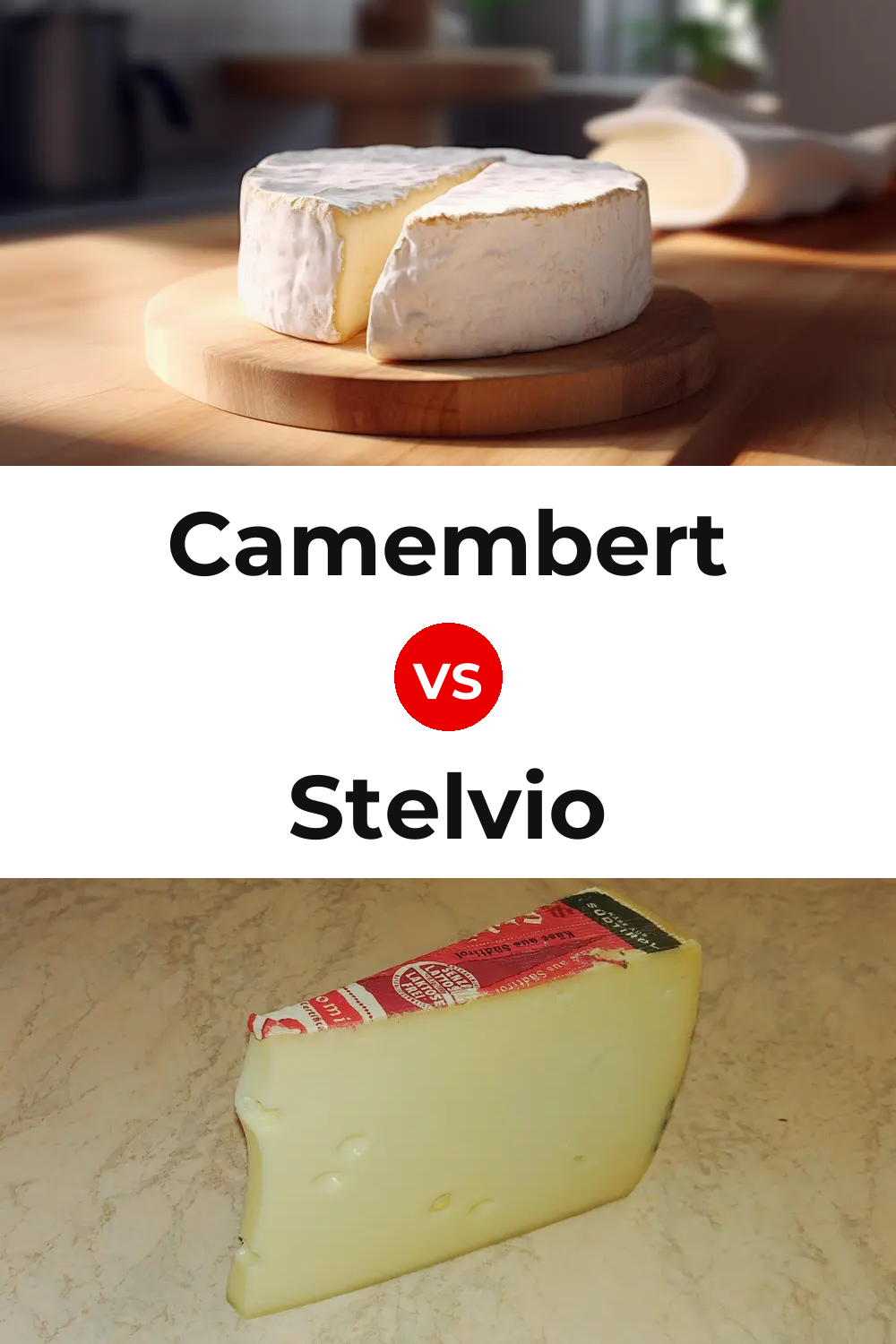 Camembert Cheese vs Stelvio Cheese Pinterest comparison