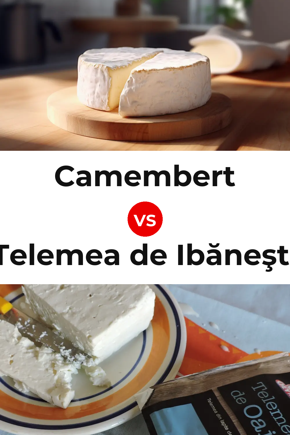 Camembert Cheese vs Telemea de Ibăneşti Cheese Pinterest comparison